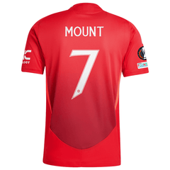 adidas Manchester United Authentic Mason Mount Home Jersey w/ Europa L
