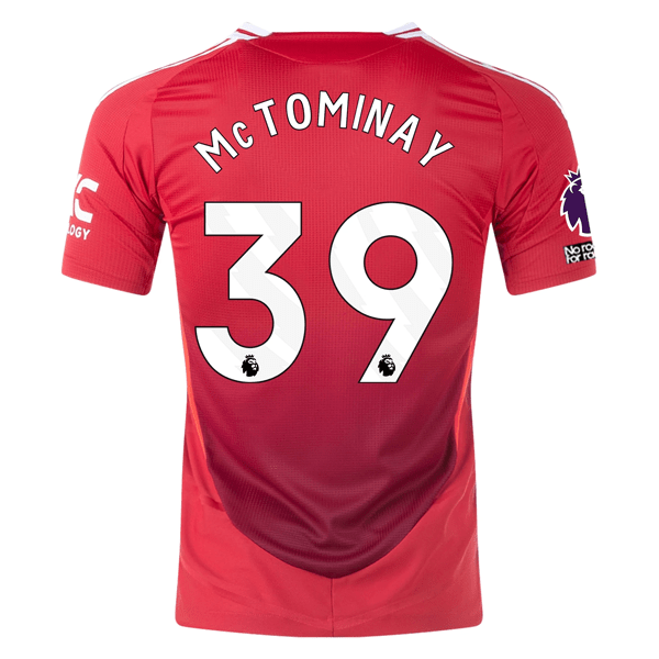 adidas Manchester United Authentic Scott McTominay Home Jersey w/ EPL