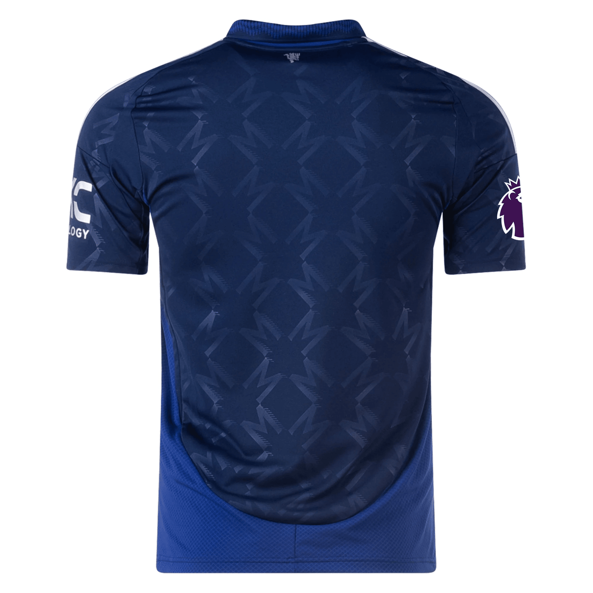 adidas Manchester United Away Jersey w/ EPL Patch 24/25 (Night Indigo) | SoccerWearhouse