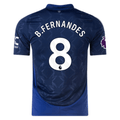 adidas Manchester United Bruno Fernandes Away Jersey w/ EPL Patch 24/25 (Night Indigo)