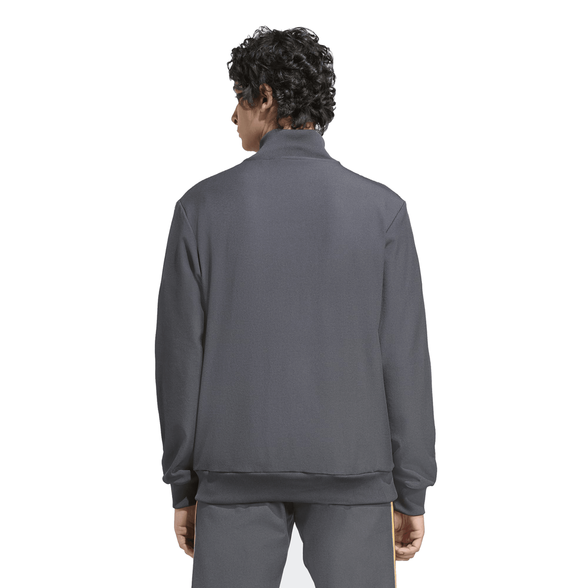 adidas Manchester United Icon Track Top Jacket 25/26 (Grey/Gold) | SoccerWearhouse
