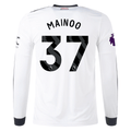 adidas Manchester United Kobbie Mainoo Third Long Sleeve Jersey w/ EPL Patch 24/25 (Off White)