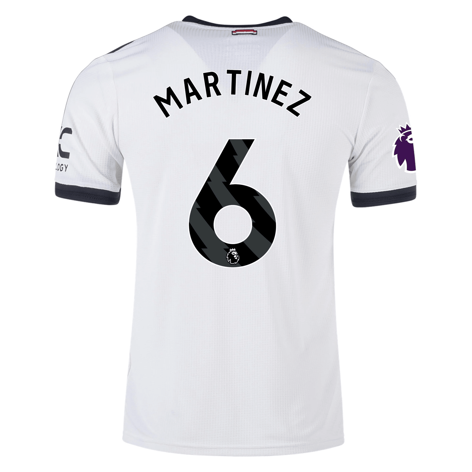 adidas Manchester United Lisandro Martinez Authentic Third Jersey w/ EPL Patch 24/25 (Off White) | SoccerWearhouse