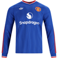 adidas Manchester United Long Sleeve Away Jersey 26/27 (Blue)