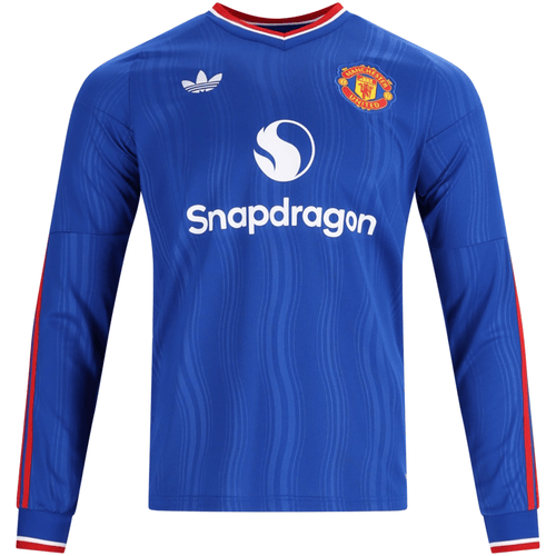 adidas Manchester United Long Sleeve Away Jersey 26/27 (Blue) - S