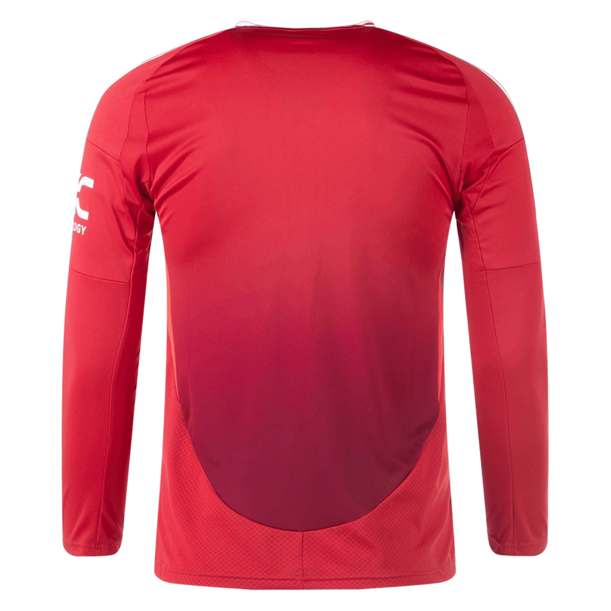 adidas Manchester United Long Sleeve Home Jersey 24/25 (Red) | SoccerWearhouse