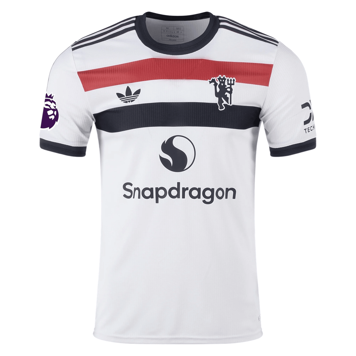 adidas Manchester United Luke Shaw Authentic Third Jersey w/ EPL Patch 24/25 (Off White) | SoccerWearhouse