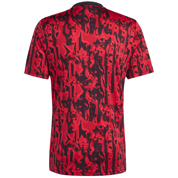 adidas Manchester United Pre Match Jersey 23/24 (Red/Black) | SoccerWearhouse