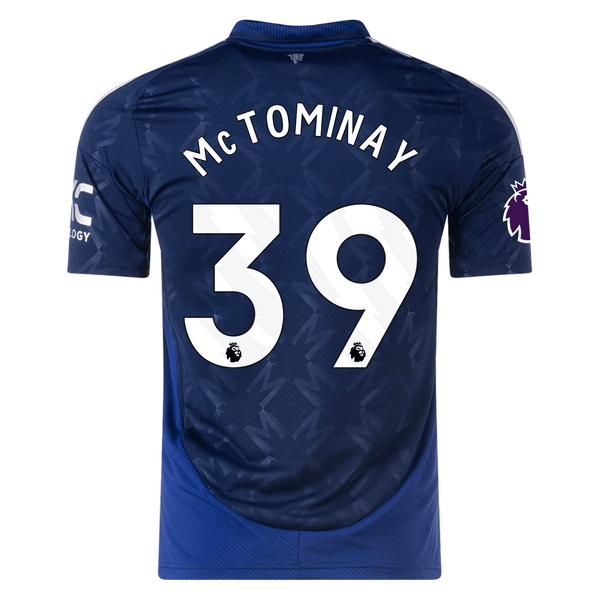 イスコ ジャージーカード 背番号パッチ Immaculate 選手着用ユニ adidas Manchester United Scott McTominay Away Jersey w/ EPL Patch 24/2