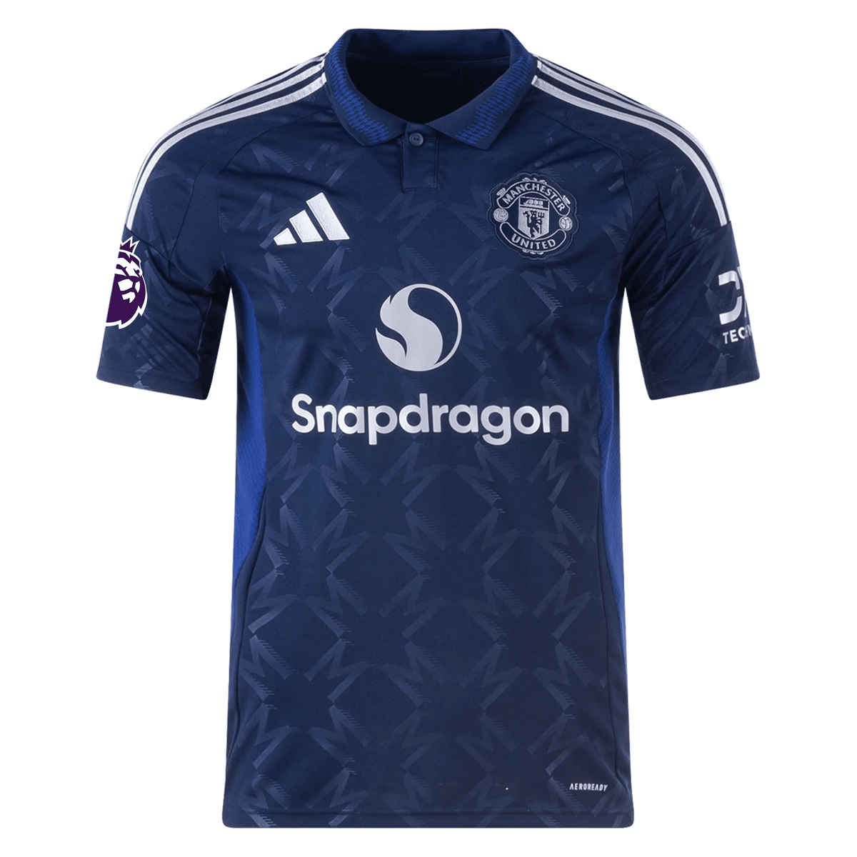 adidas Manchester United Scott McTominay Away Jersey w/ EPL Patch 24/25 (Night Indigo) | SoccerWearhouse