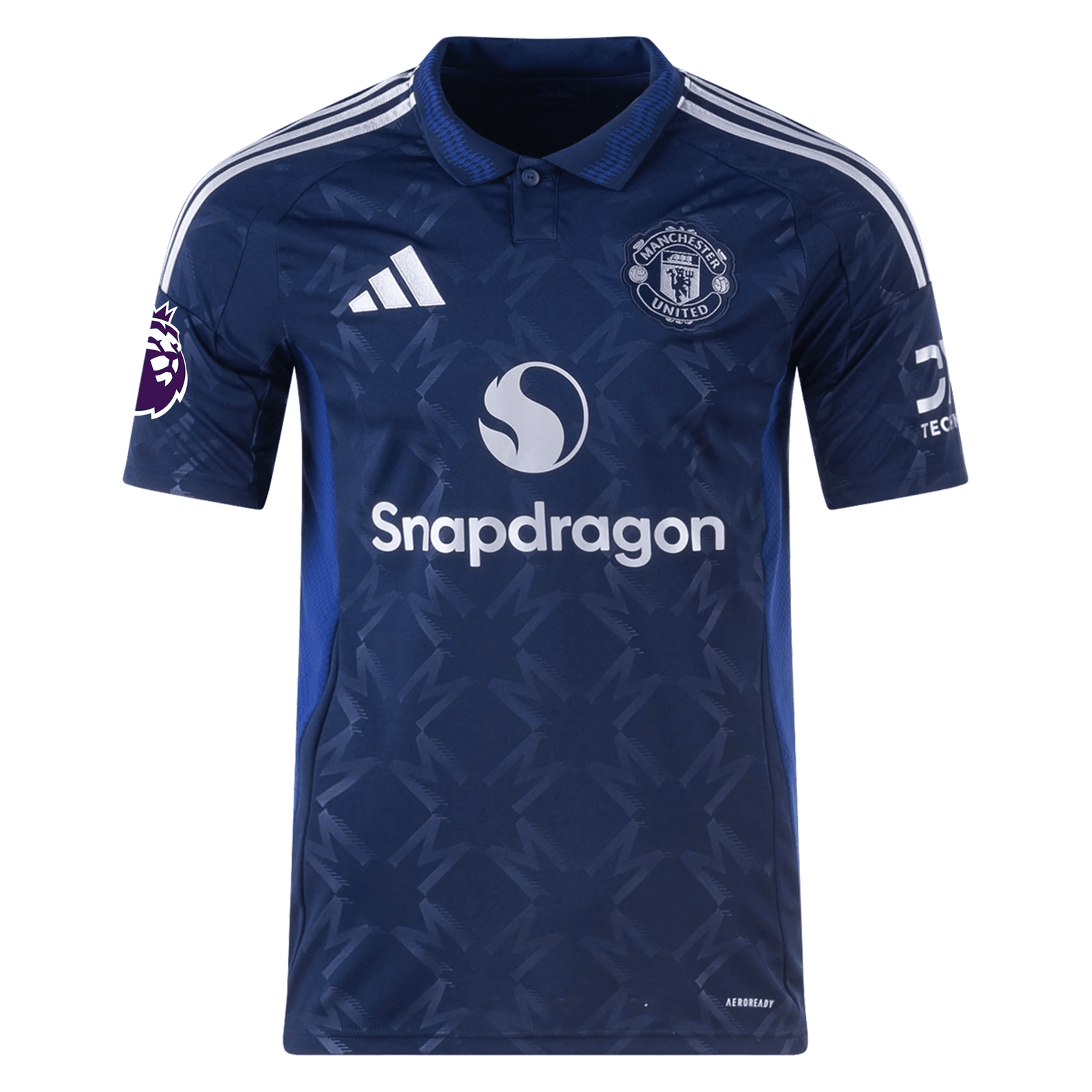 adidas Manchester United Marcus Rashford Away Jersey w/ EPL Patch 24/25 (Night Indigo) | SoccerWearhouse