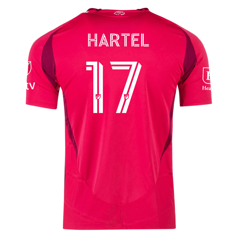 adidas Marcel Hartel St. Louis FC Authentic Home Jersey 25/26 (Power Pink) | SoccerWearhouse