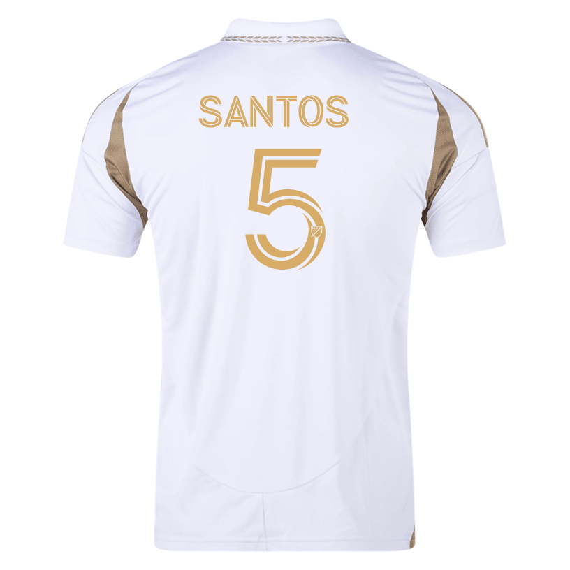adidas Marlon Santos LAFC Away Jersey 25/26 (White/Gold) | SoccerWearhouse