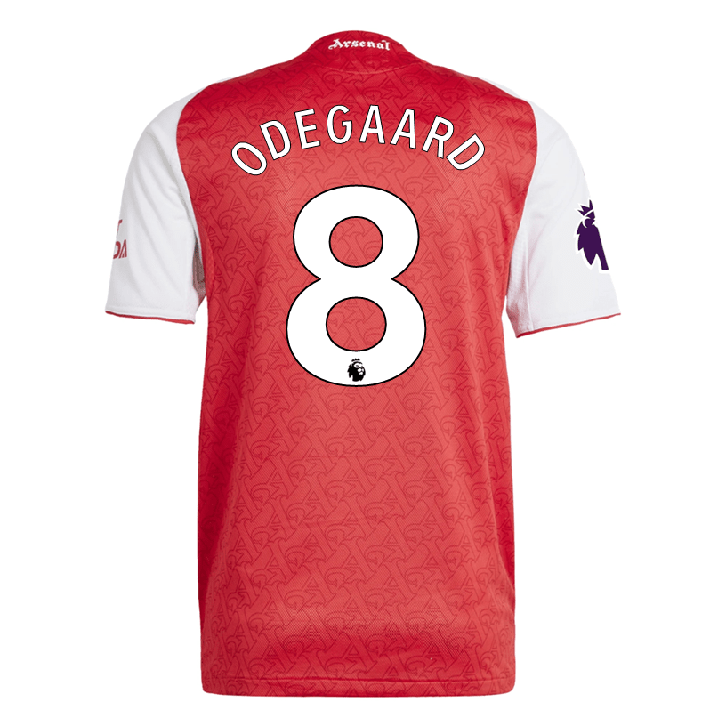 アーセナル ØDEGAARD 8 レッドシャツ adidas Martin Odegaard Arsenal FC Authentic Home Jersey 25/26 w/ EPL P