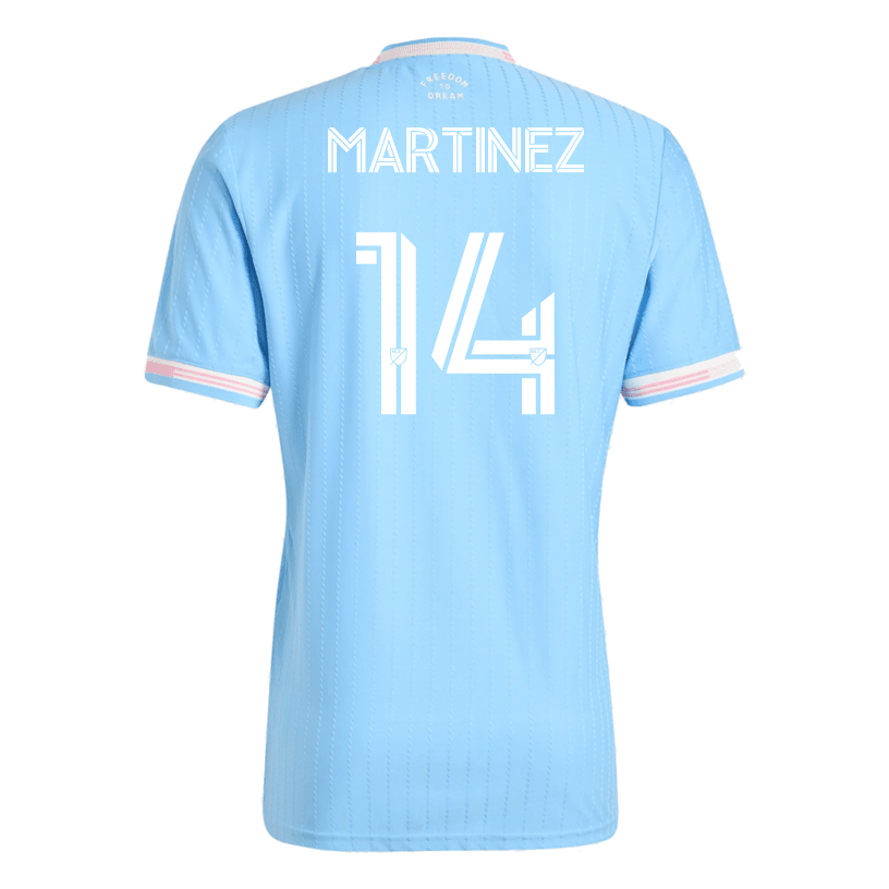 adidas Martinez Inter Miami Authentic Third Jersey 25/26 (Blue/Pink) | SoccerWearhouse
