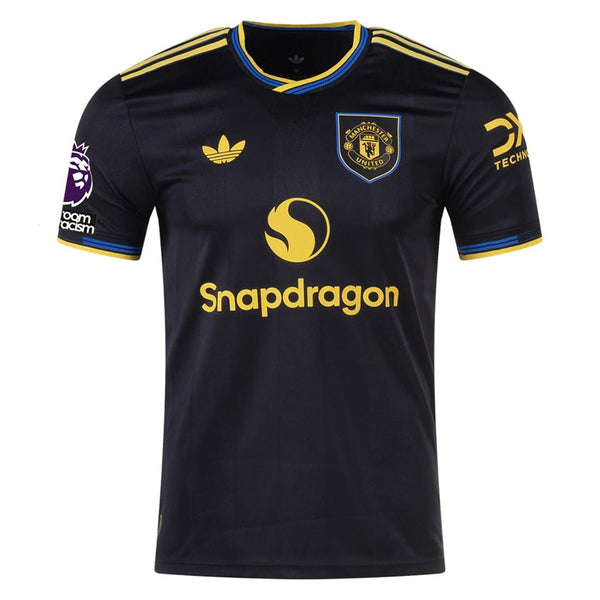  Manchester United サードユニフォーム ブラック adidas Sesko Men's Manchester United Authentic Third Jersey 25/26 w/ N