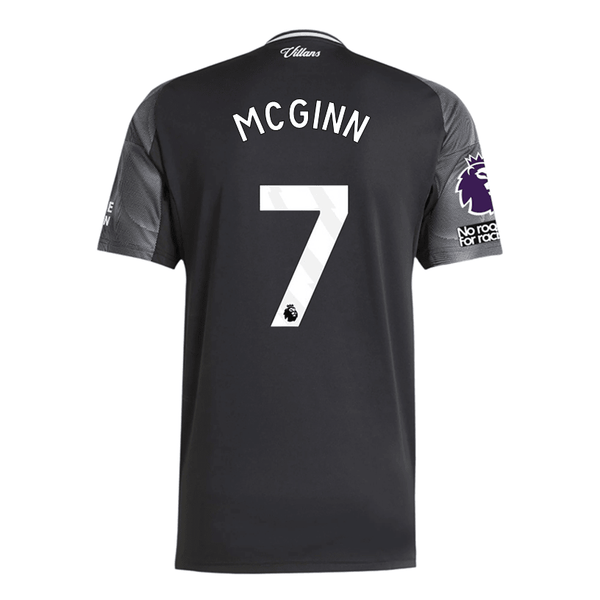 adidas Mcginn Men's Aston Villa 25/26 Away Jersey w/ EPL + NRFR Patche