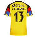 adidas Men's A. Cervantes  Club America Home Jersey 25/26 (Yellow)