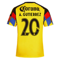 adidas Men's A. Gutiierrez  Club America Home Jersey 25/26 (Yellow)