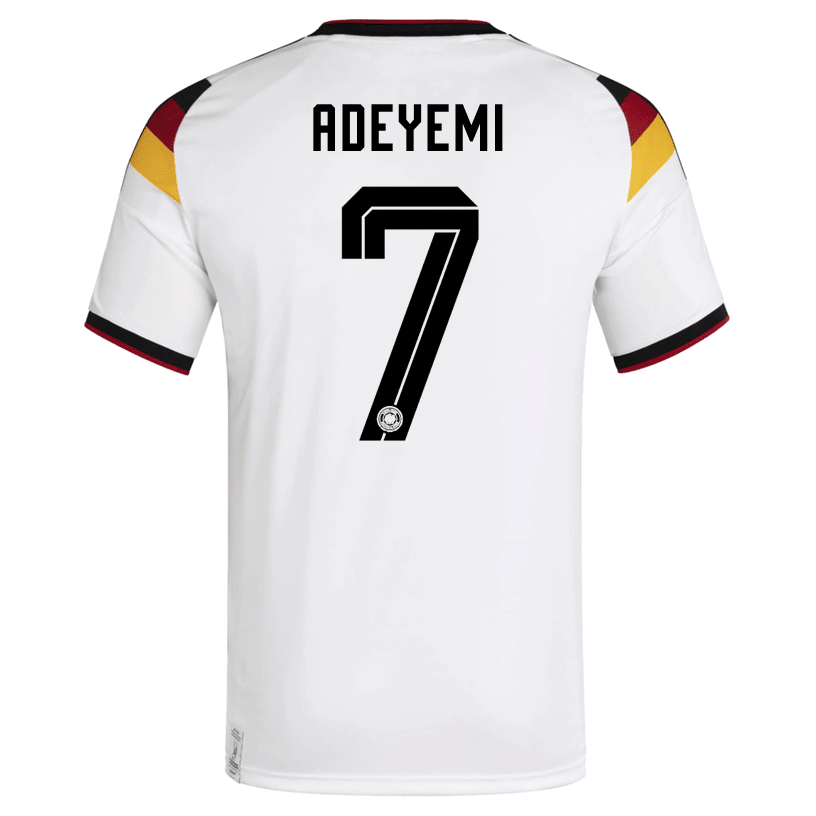 adidas Men's Adeyemi Germany Home World Cup Jersey 2026 (White/Black) | SoccerWearhouse