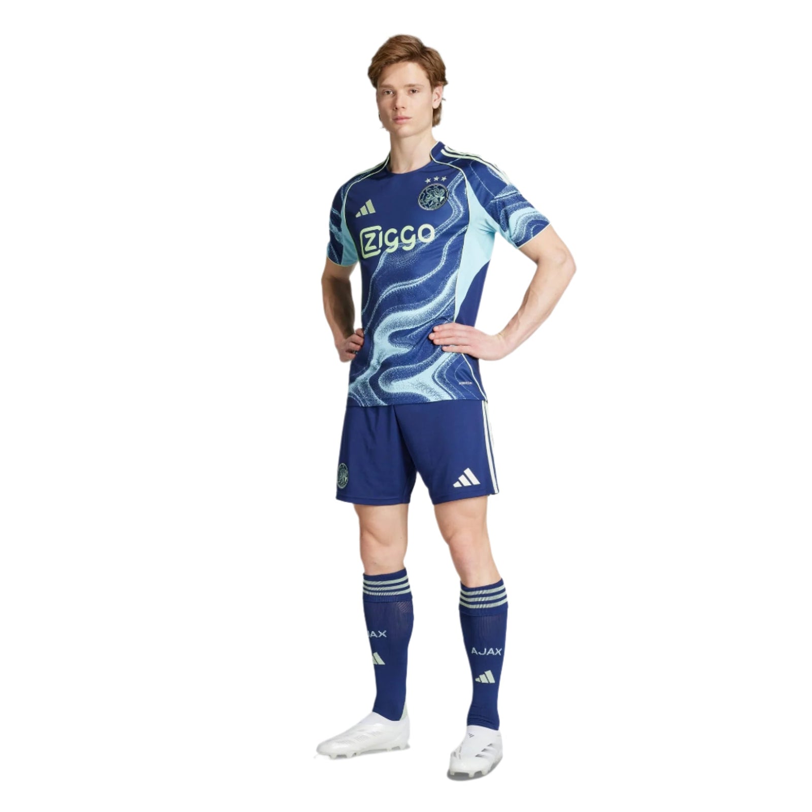 adidas Men's Ajax Away Jersey 25/26 (Night Sky) | SoccerWearhouse