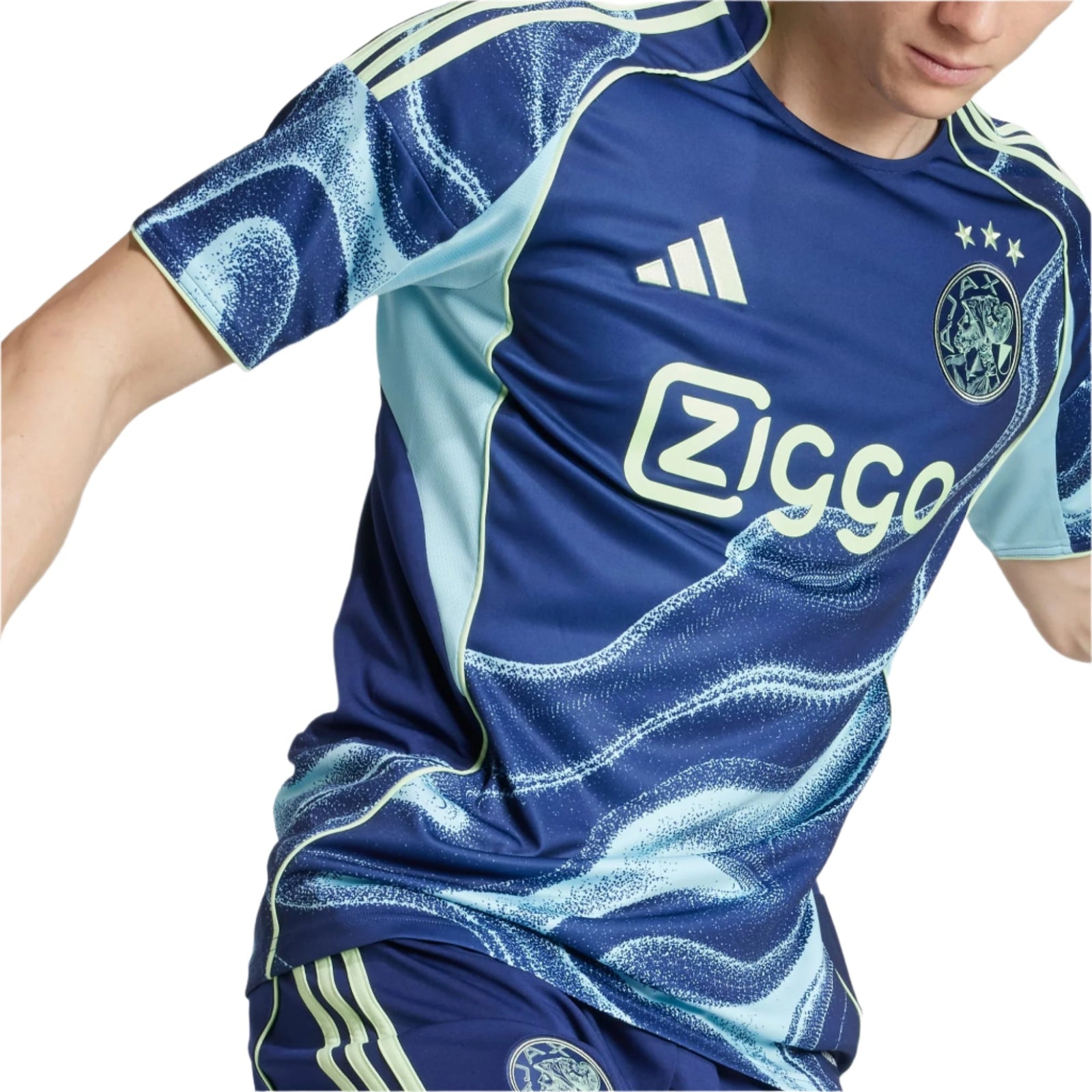 adidas Men's Ajax Away Jersey 25/26 (Night Sky) | SoccerWearhouse