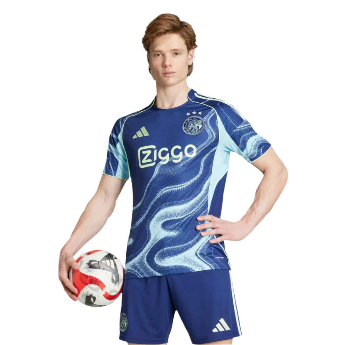 adidas Men's Ajax Away Jersey 25/26 (Night Sky) | SoccerWearhouse