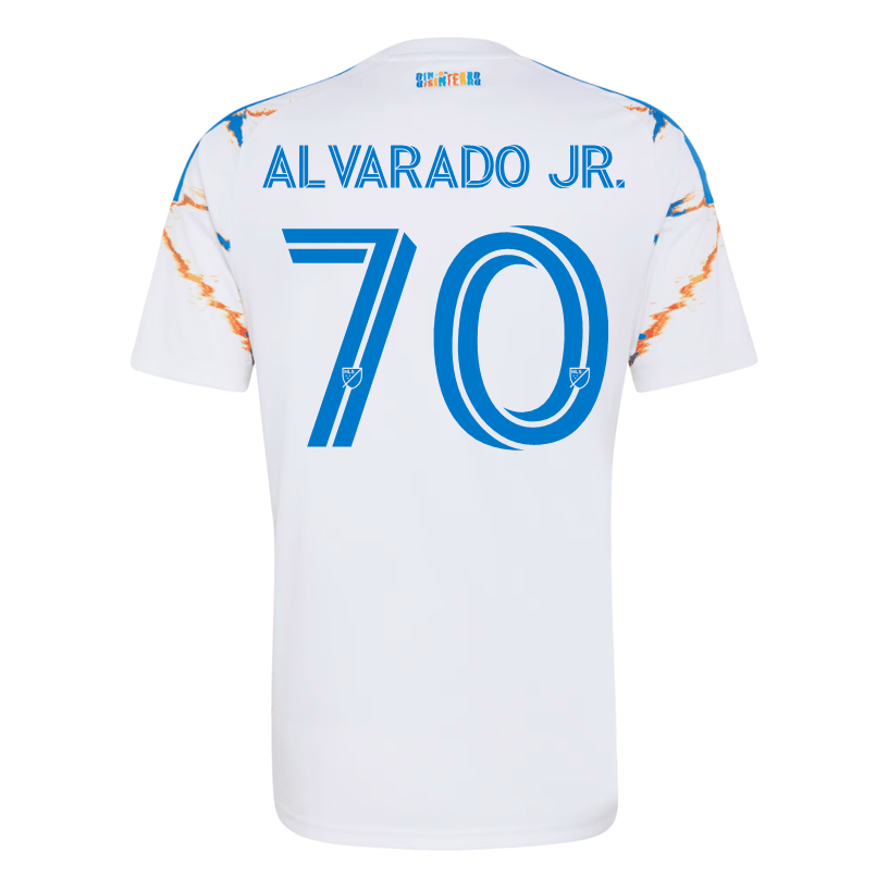 adidas Men's Alvarado JR. San Diego FC 26/27 Away Stadium Jersey (White) | SoccerWearhouse