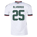 adidas Men's Alvarado Mexico 2026 Away Stadium Jersey (White)