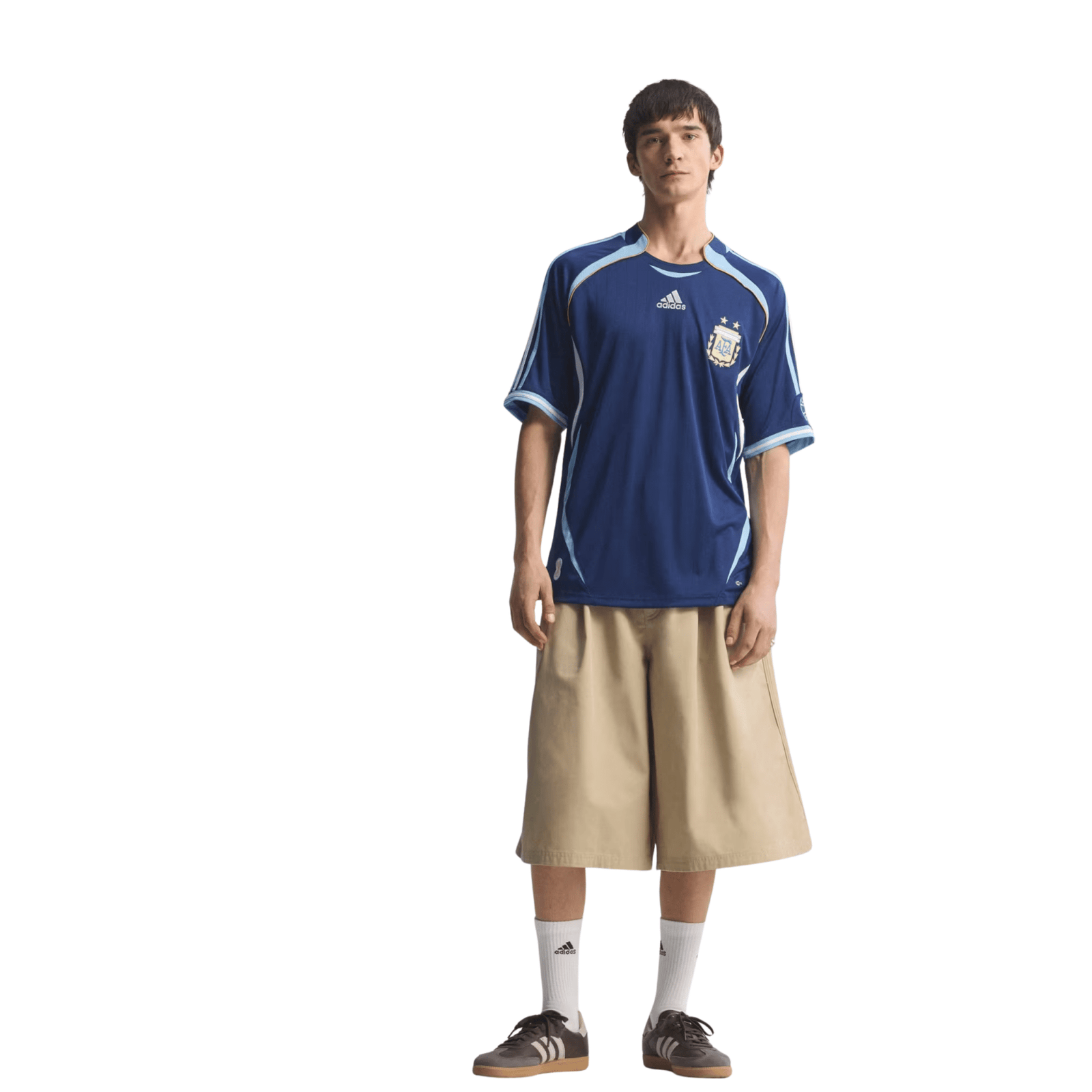adidas Men's Argentina 2006 Away Jersey (Dark Blue) | SoccerWearhouse