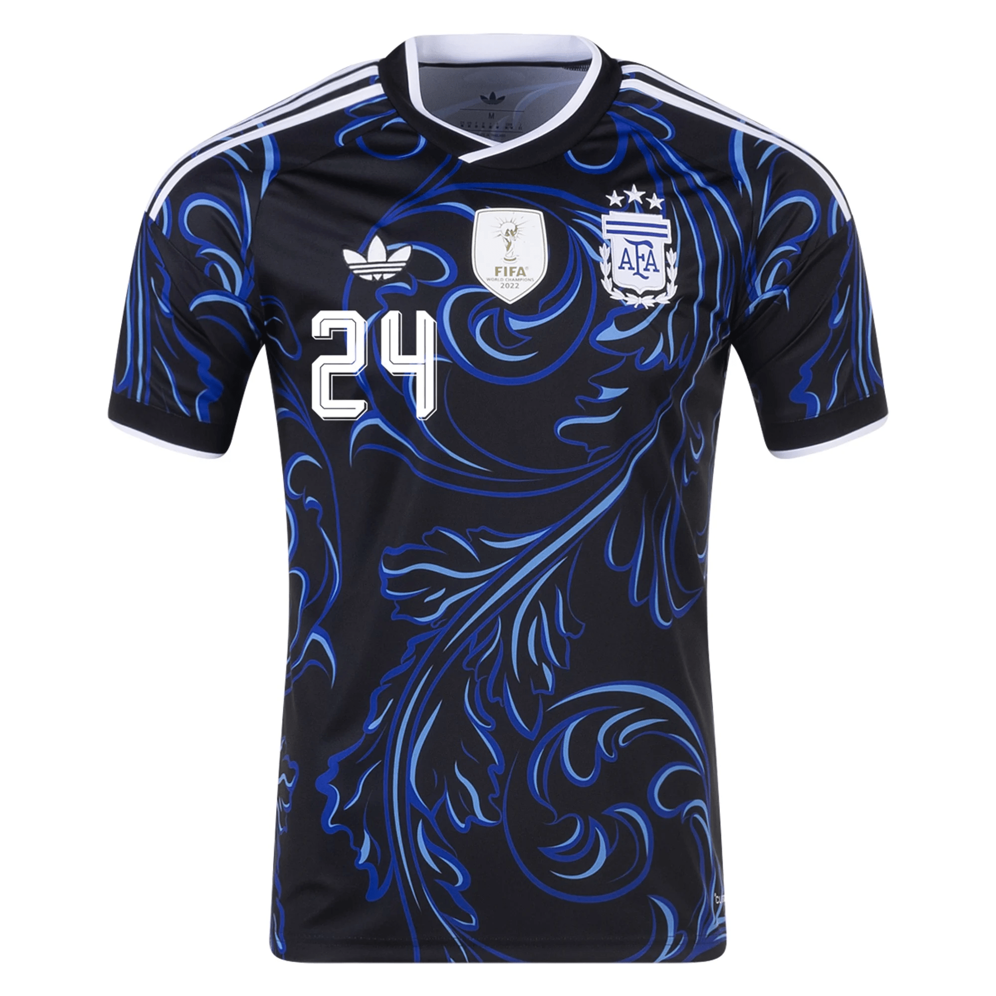 adidas 2026 Argentina Away Jersey Black/Lucid Blue/Blue Burst
