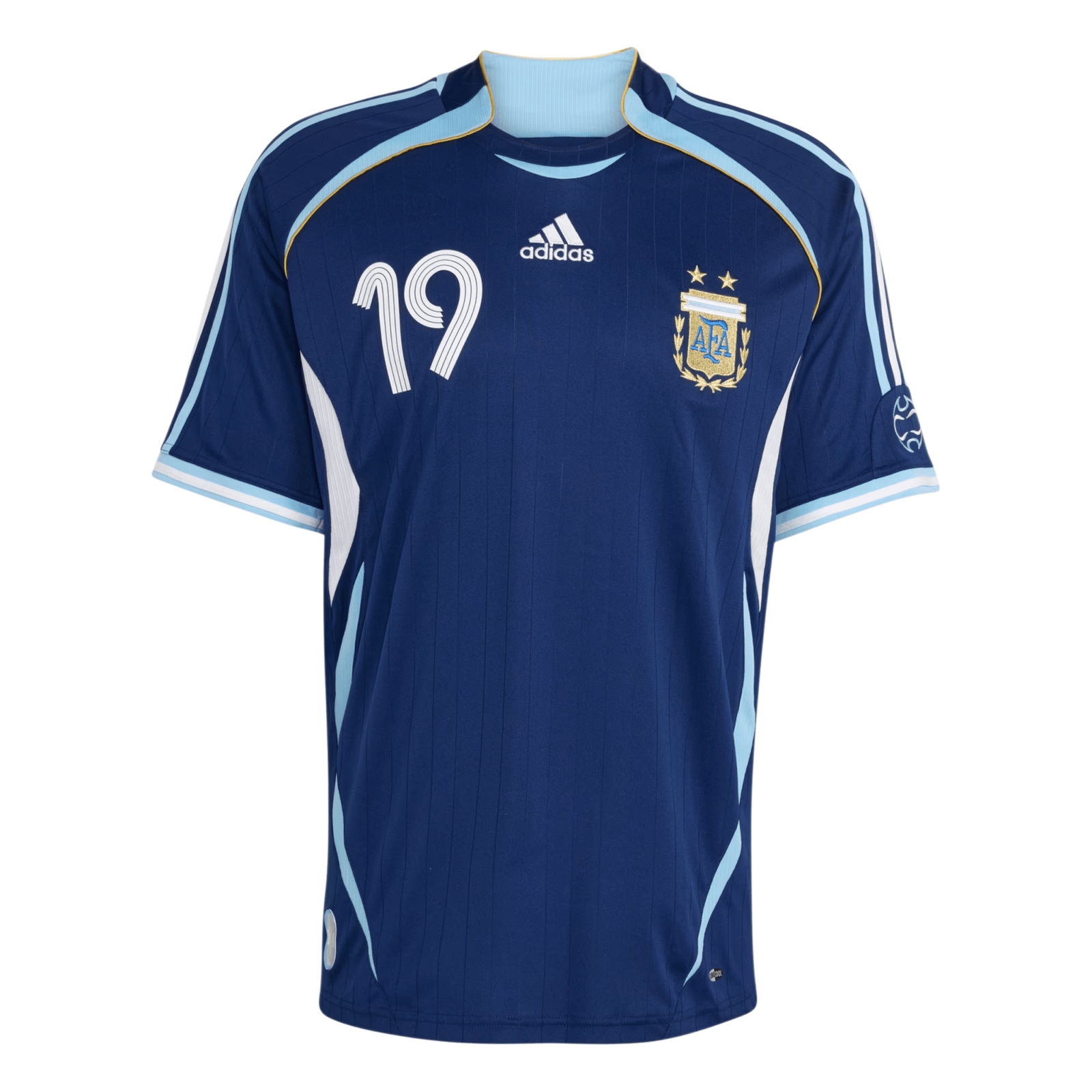 adidas Men's Argentina Lionel Messi 2006 Away Jersey (Dark Blue) | SoccerWearhouse