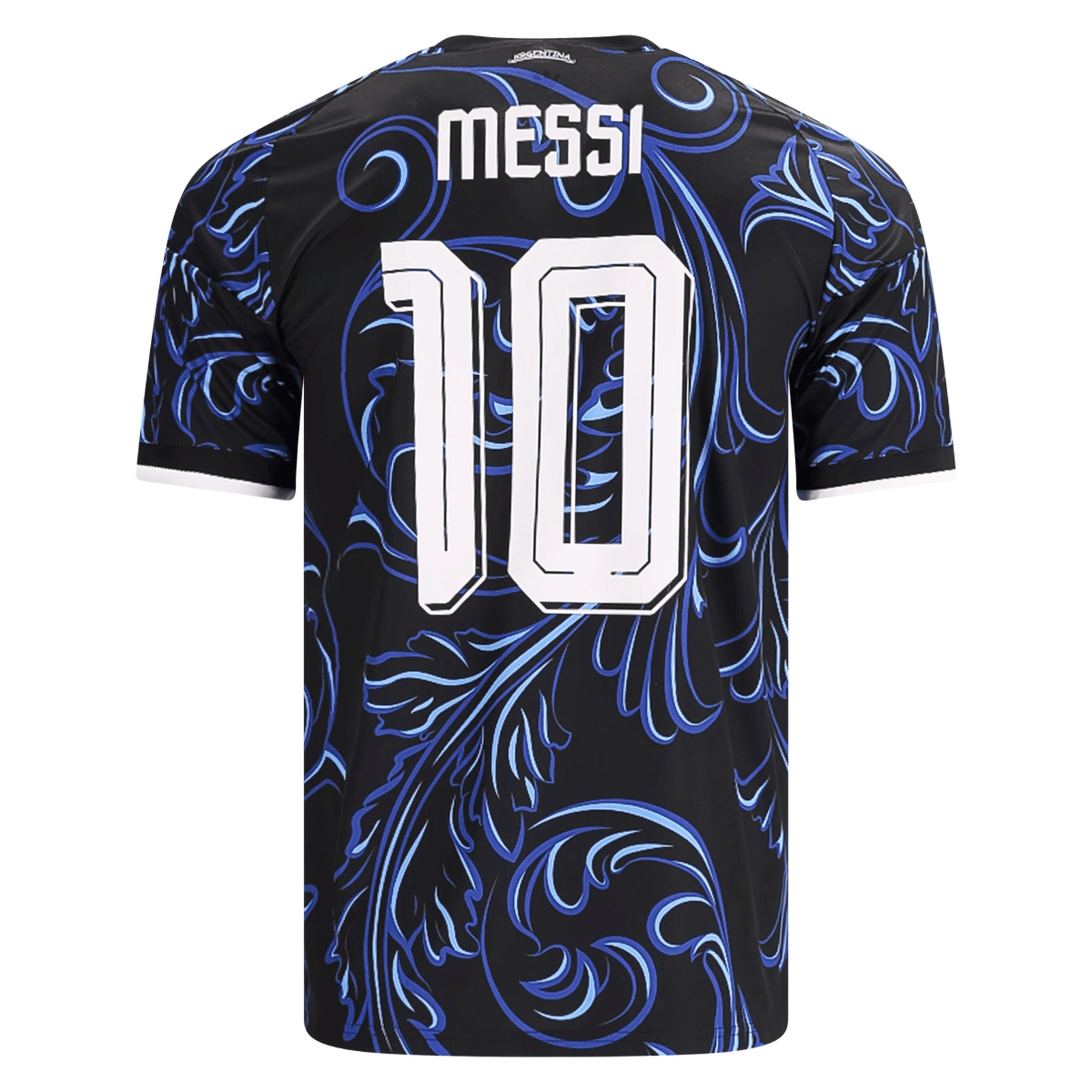 adidas Men's Argentina Lionel Messi Away Stadium Jersey 2026 (Black/Blue) | SoccerWearhouse