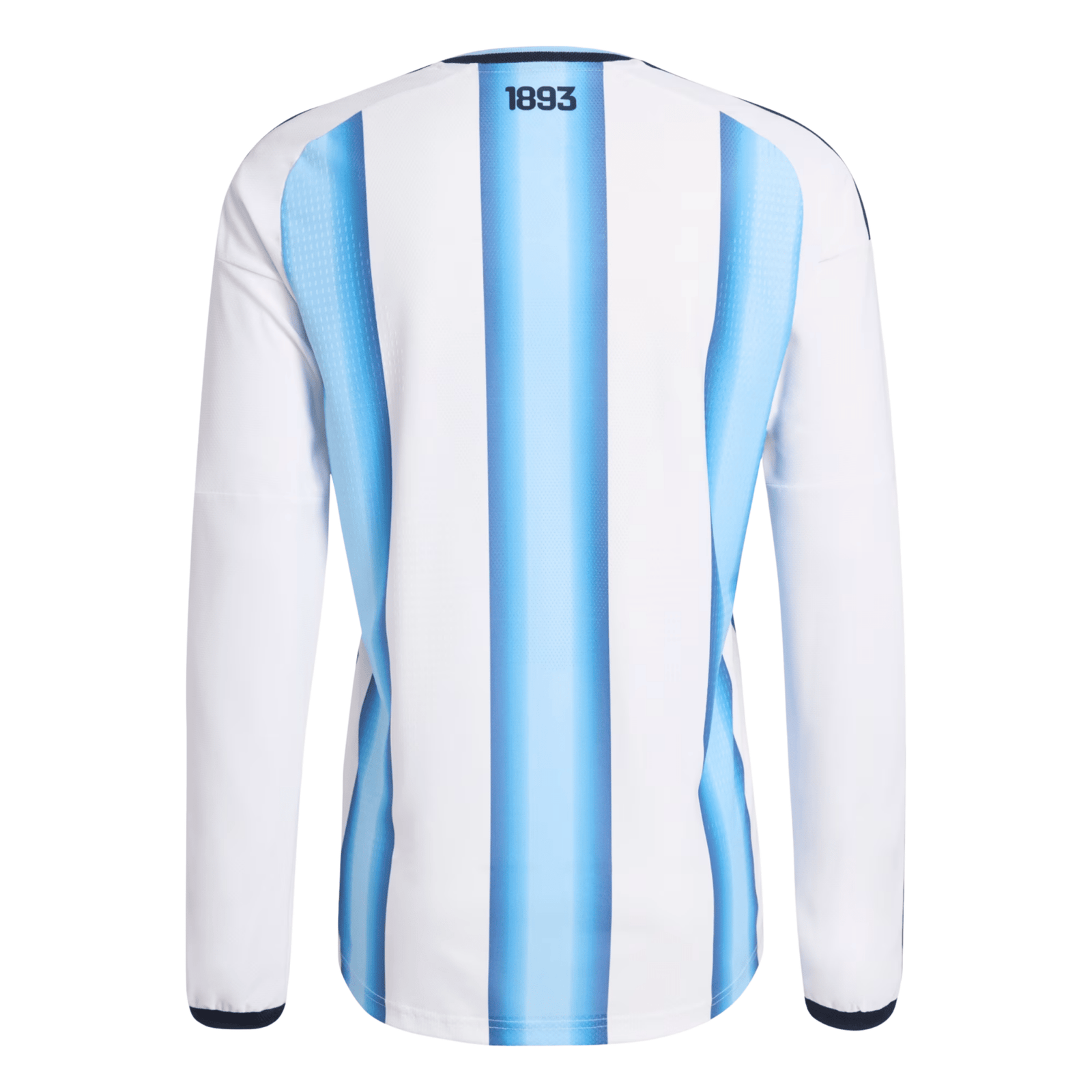 adidas Men's Argentina Long Sleeve Authentic Home Long Sleeve Jersey 2026 (White/Icey Blue/Light Blue) | SoccerWearhouse