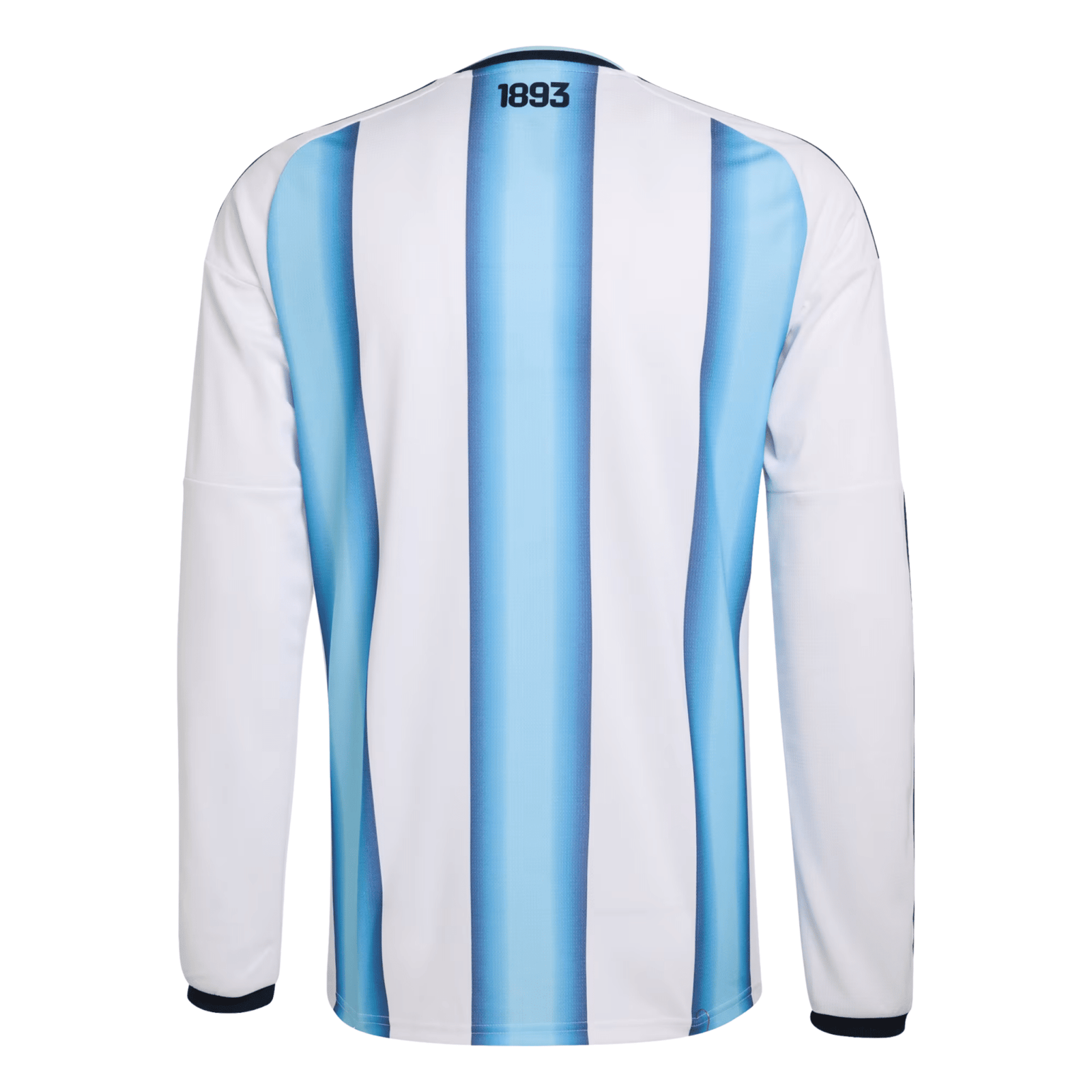 adidas Men's Argentina Long Sleeve Home Jersey 2026 (White/Icey Blue/Light Blue) | SoccerWearhouse