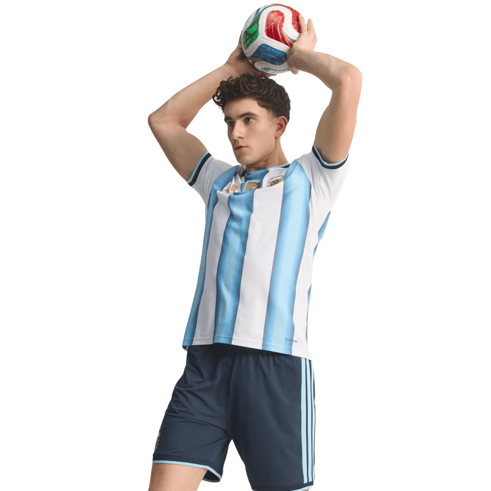 adidas Men's Argentina Match Authentic Player 2026 Home Jersey (White/Icy Blue) | SoccerWearhouse