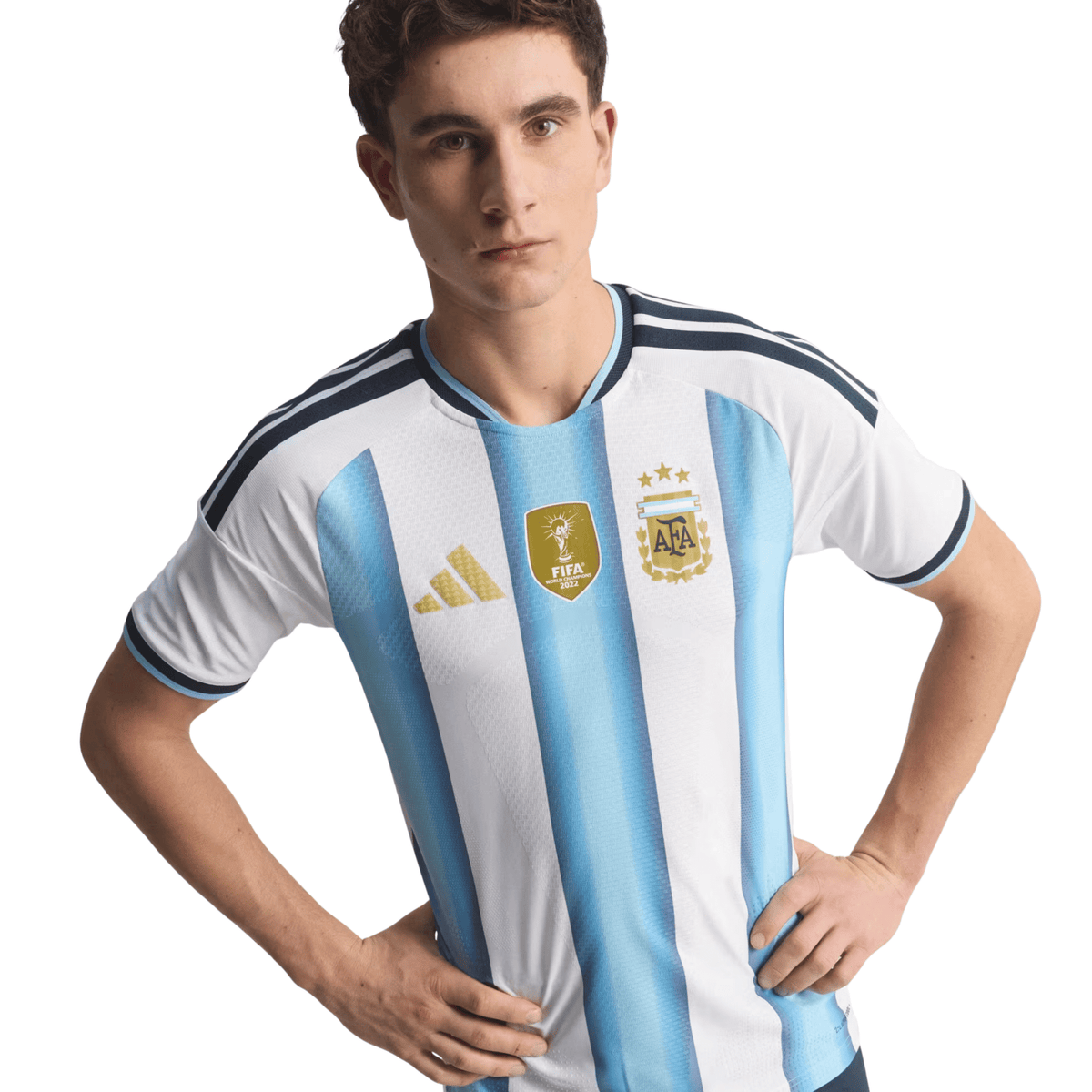 adidas Men's Argentina Match Authentic Player 2026 Home Jersey (White/Icy Blue) | SoccerWearhouse
