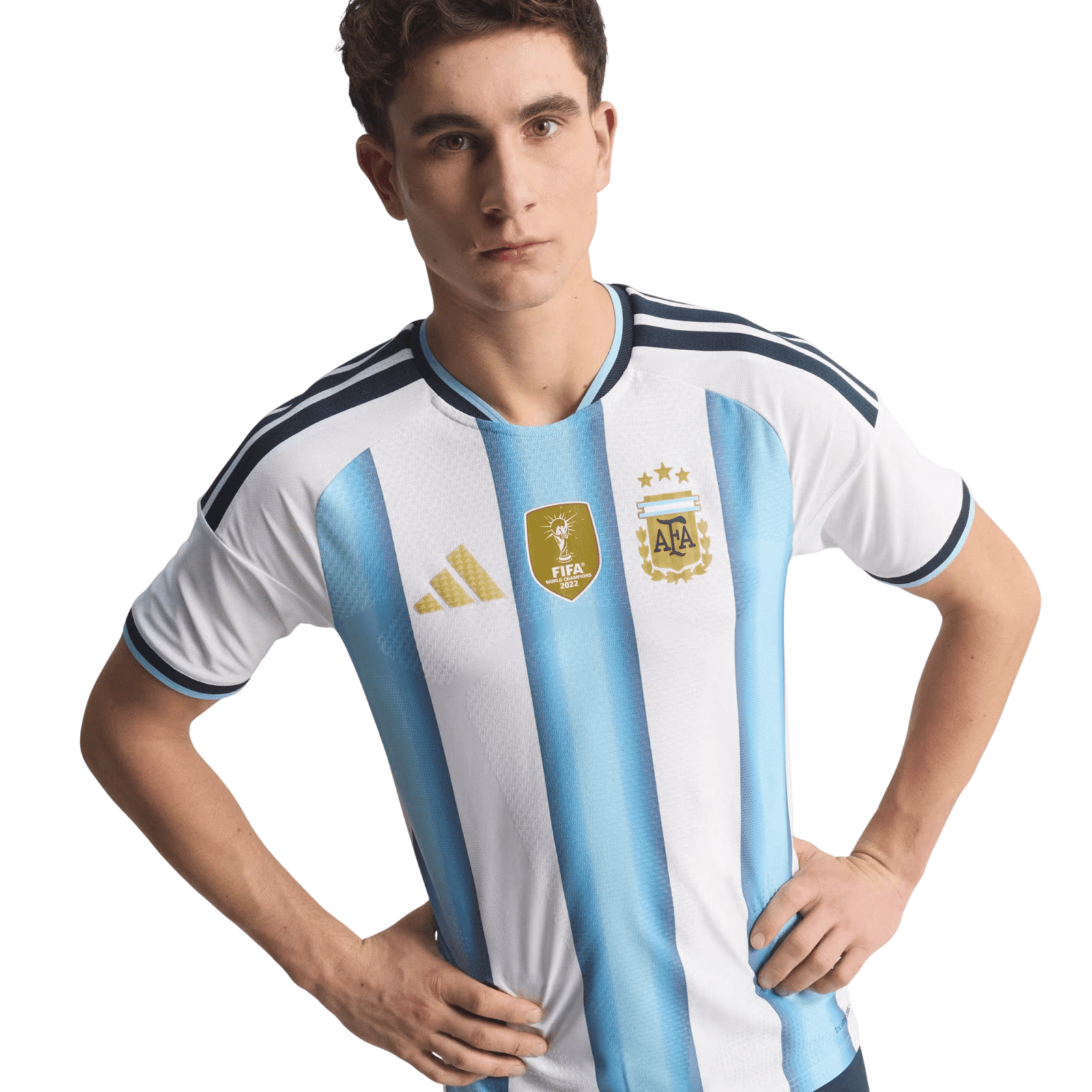 adidas Men's Argentina Match Authentic Player 2026 Home Jersey (White/Icy Blue) | SoccerWearhouse
