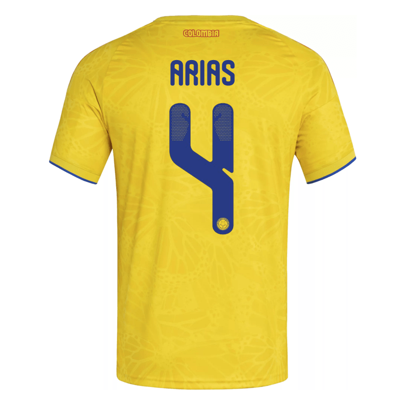 adidas Men's Arias Colombia 2026 Authentic Home Jersey (Impact Yellow) | SoccerWearhouse
