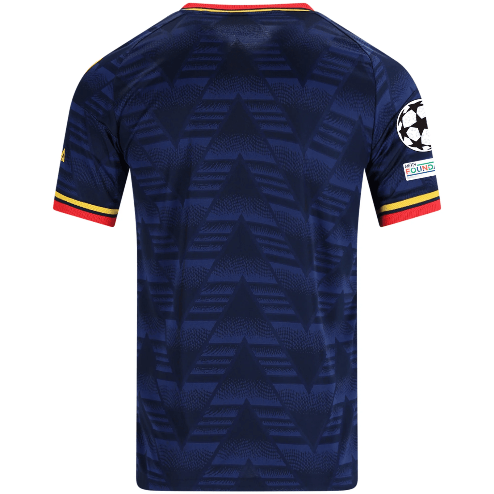 adidas Mens Arsenal Authentic Away Jersey w/ Champions League Patches 26/27 (Navy/Yellow) | SoccerWearhouse