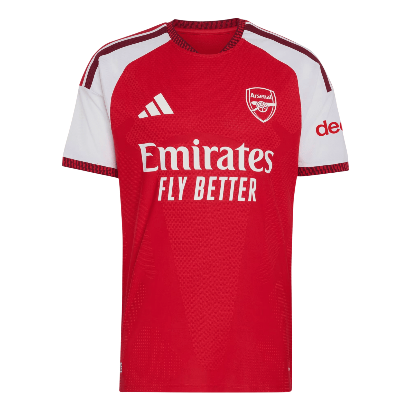 adidas Mens Arsenal Authentic Home Jersey 26/27 (Red) | SoccerWearhouse