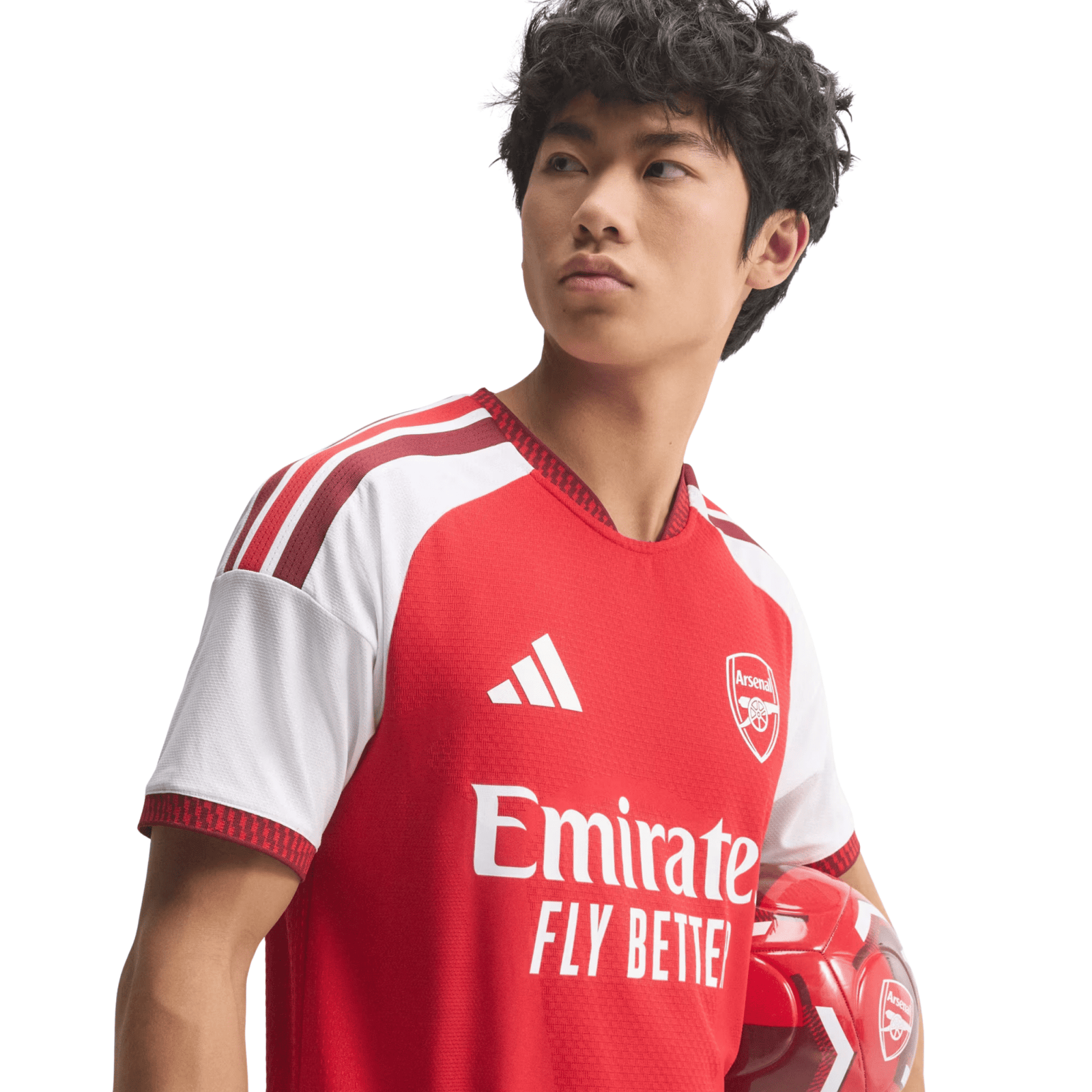 adidas Mens Arsenal Authentic Home Jersey 26/27 (Red) | SoccerWearhouse
