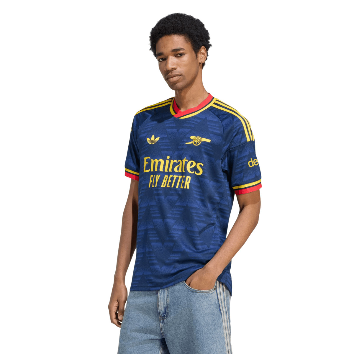 adidas Mens Arsenal Away Jersey 26/27 (Navy/Yellow) | SoccerWearhouse