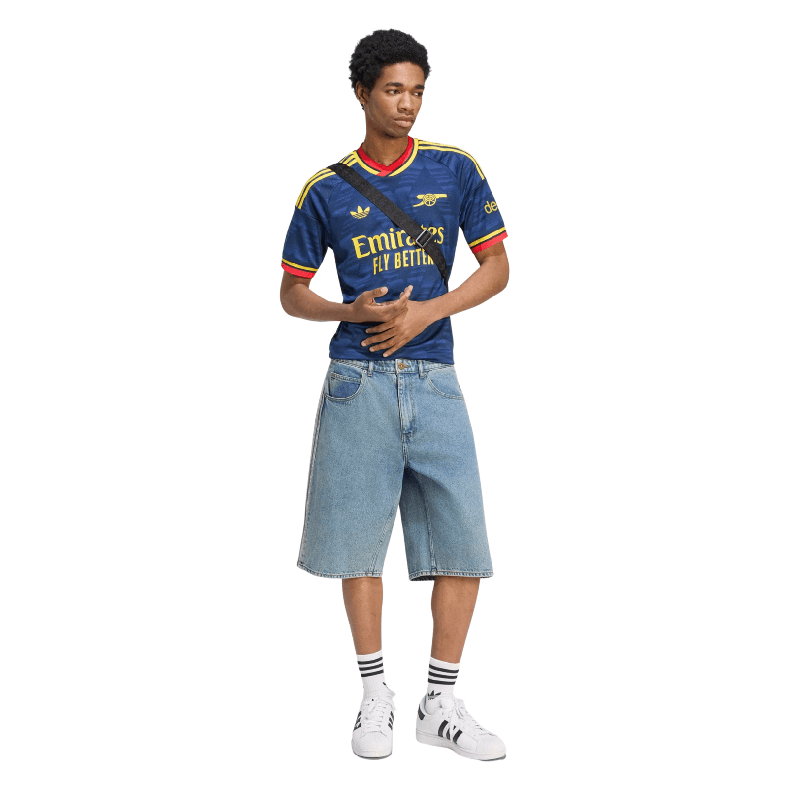 adidas Mens Arsenal Away Jersey 26/27 (Navy/Yellow) | SoccerWearhouse