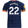 adidas Men's Arsenal Ethan Nwaneri Away Jersey EPL + No Room For Racism Patches 26/27 (Navy/Yellow)