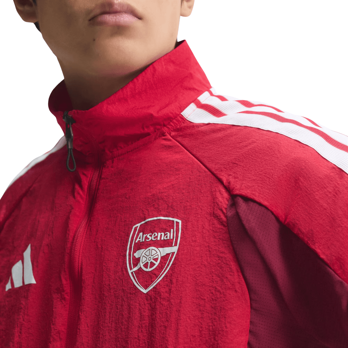 adidas Mens Arsenal Home Anthem Jacket 26/27 (Better Scarlet) | SoccerWearhouse