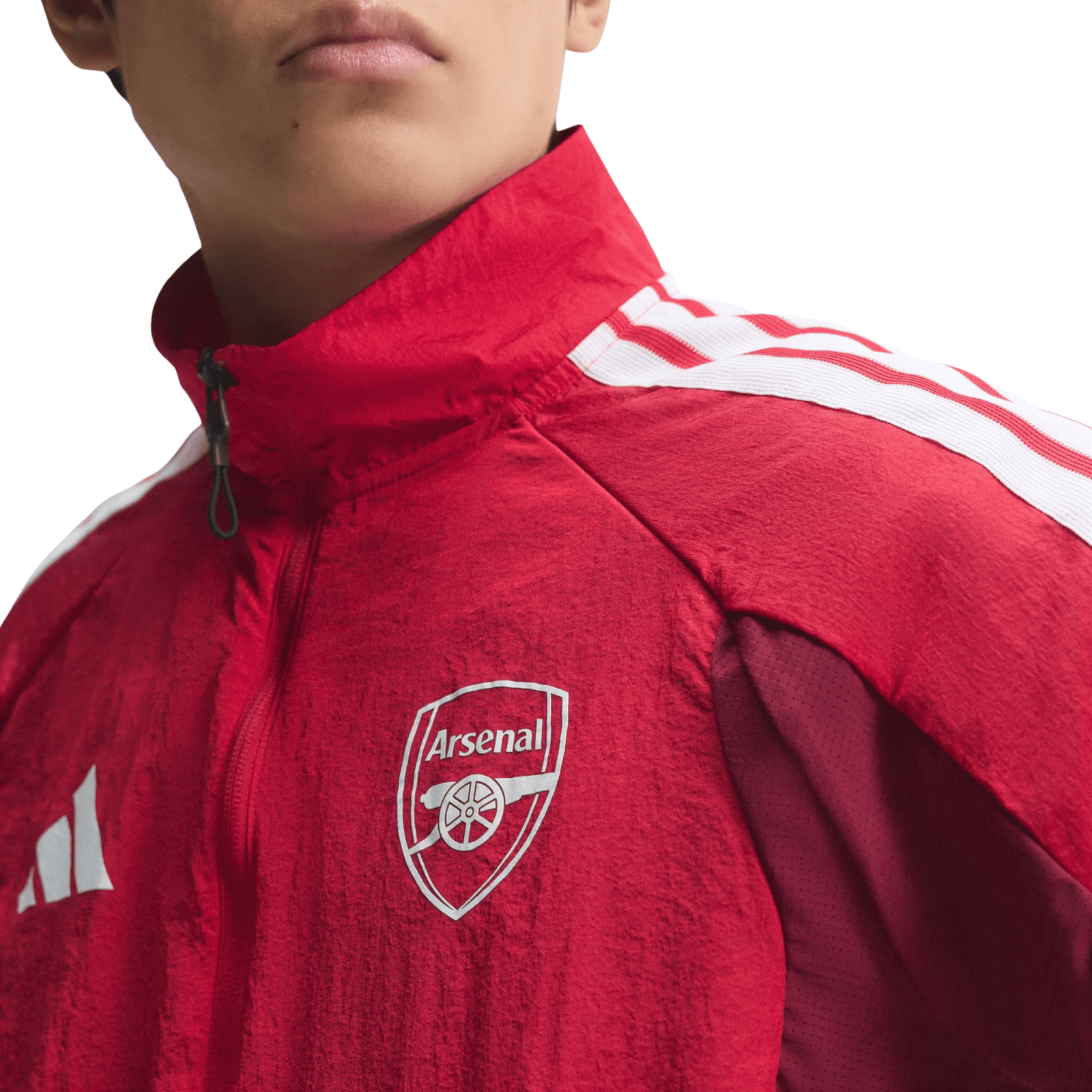 adidas Mens Arsenal Home Anthem Jacket 26/27 (Better Scarlet) | SoccerWearhouse