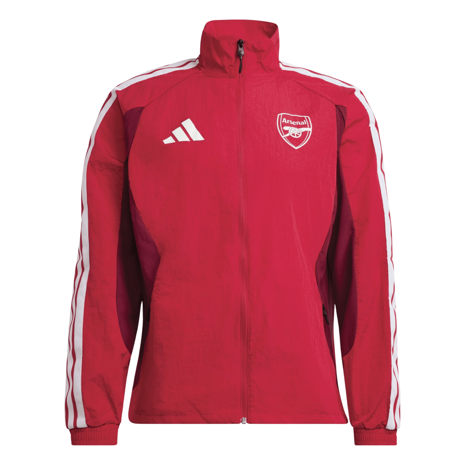 adidas Mens Arsenal Home Anthem Jacket 26/27 (Better Scarlet) | SoccerWearhouse