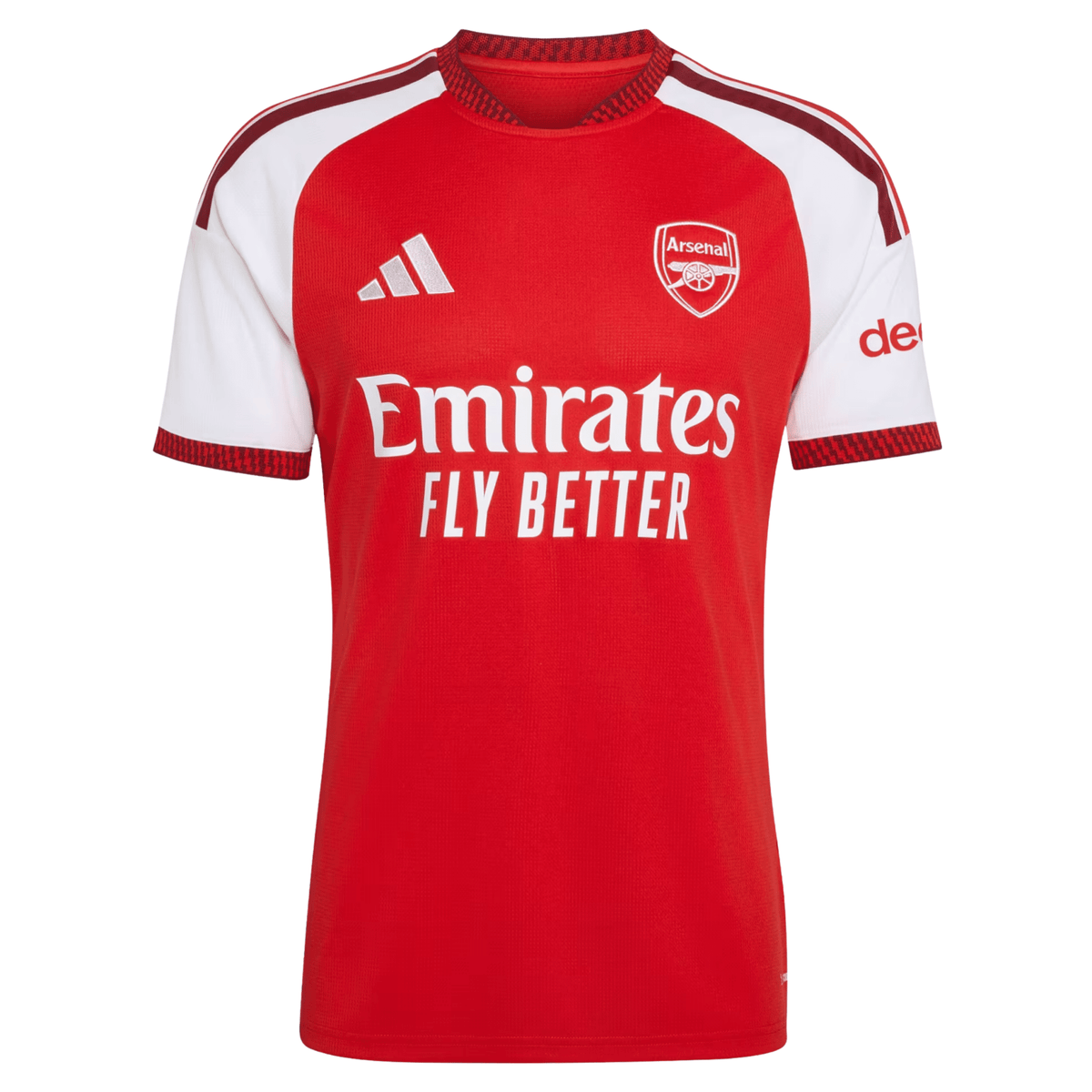 adidas Mens Arsenal Home Jersey 26/27 (Red) | SoccerWearhouse