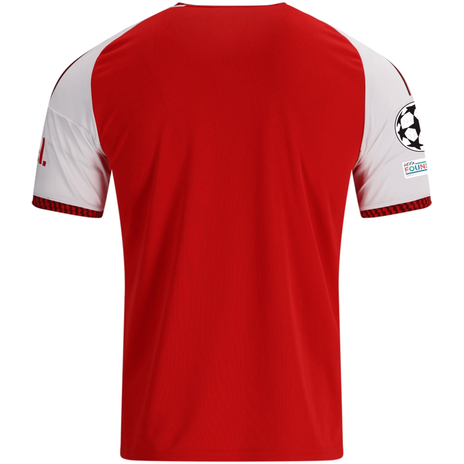 adidas Mens Arsenal Home Jersey w/ Champions League Patches 26/27 (Red) | SoccerWearhouse